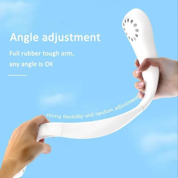 Rechargeable cooling ac neck fan