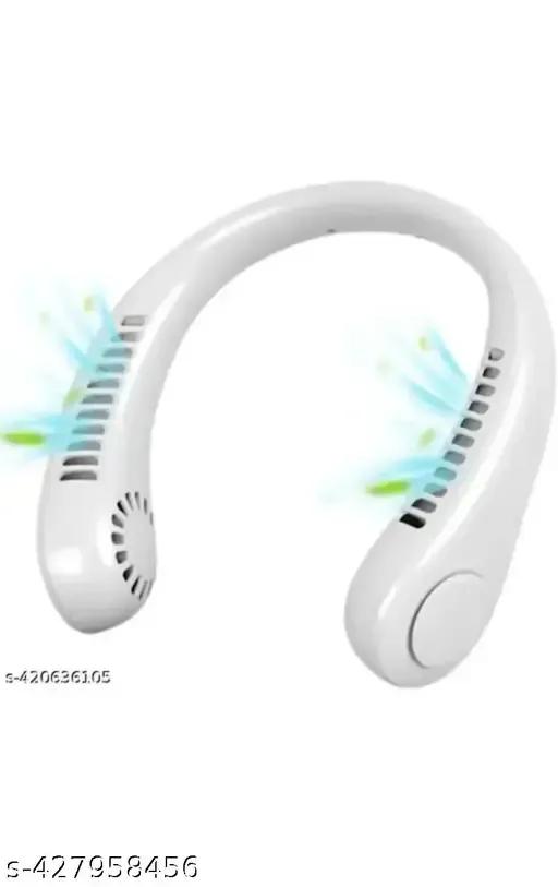 Rechargeable cooling ac neck fan
