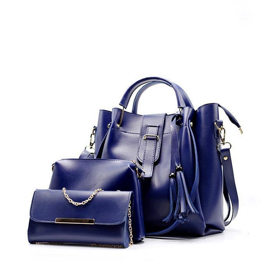 Deluxe 3-in-1 Designer Bag Set for Girls – Handbag, Sling & Mini Clutch